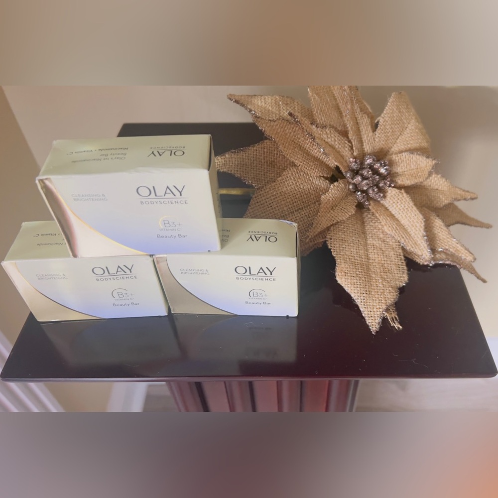 Set of 3 OLAY Gold Beauty Bars with B3+